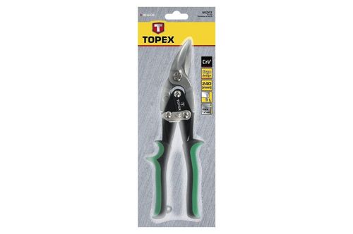 Ножницы по металлу Topex - 250 мм, левые | 01A425